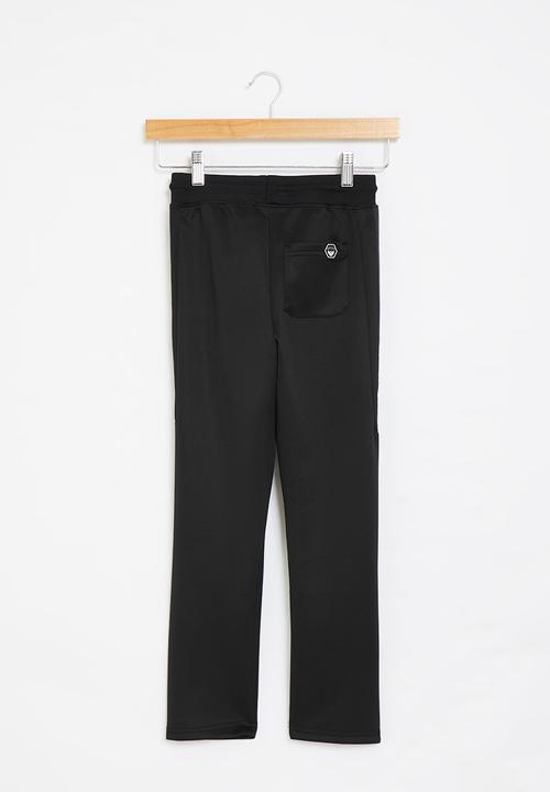 SOVIET - M montoya boys track pants  - black
