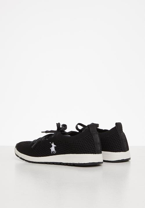 POLO - Kids athleisure knit sneaker - black