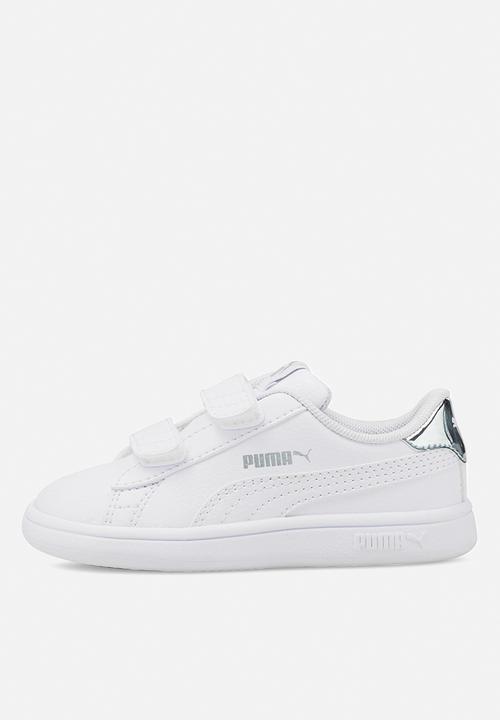 PUMA - Puma smash v2 mirror metallic v inf - puma white & puma silver