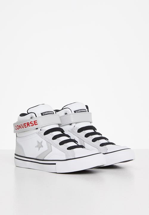 Converse - Pro blaze strap varsity color hi - white/mouse/university red