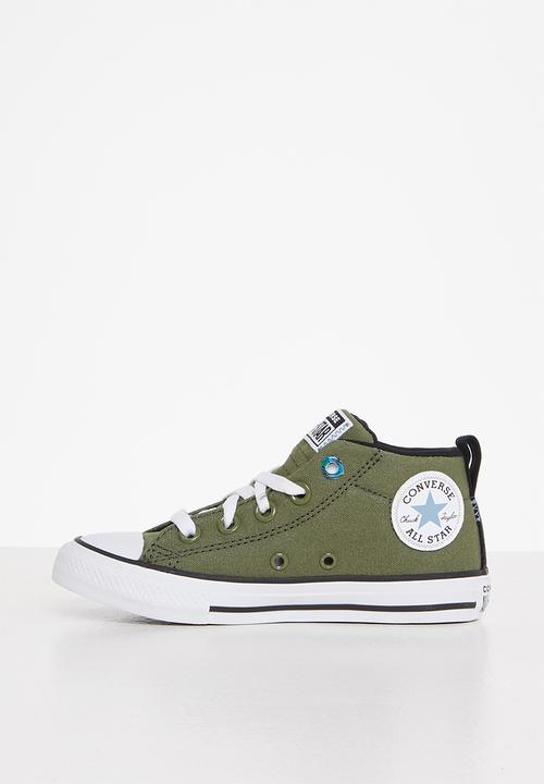 Converse - Chuck Taylor all star street eyelet pop mid - field surplus/black