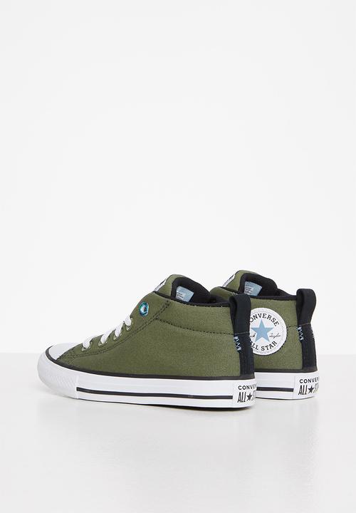 Converse - Chuck Taylor all star street eyelet pop mid - field surplus/black