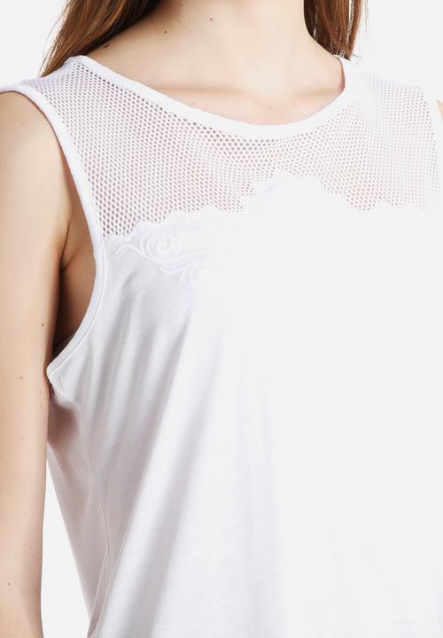ONLY - Tally Mesh Top
