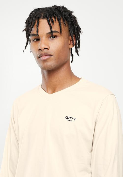 Cutty - Cali soft long sleeve t-shirt - stone