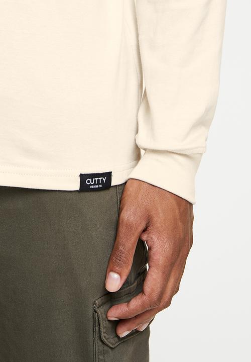 Cutty - Cali soft long sleeve t-shirt - stone