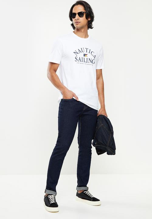 Nautica - Salerno short sleeve tee - white
