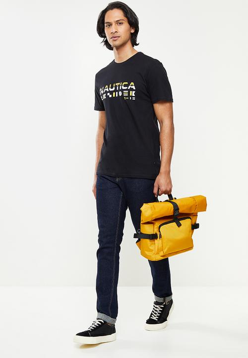 Nautica - Maritime flags short sleeve tee - black