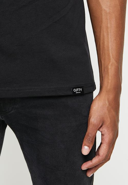Cutty - Trust back print fashion t-shirt - black