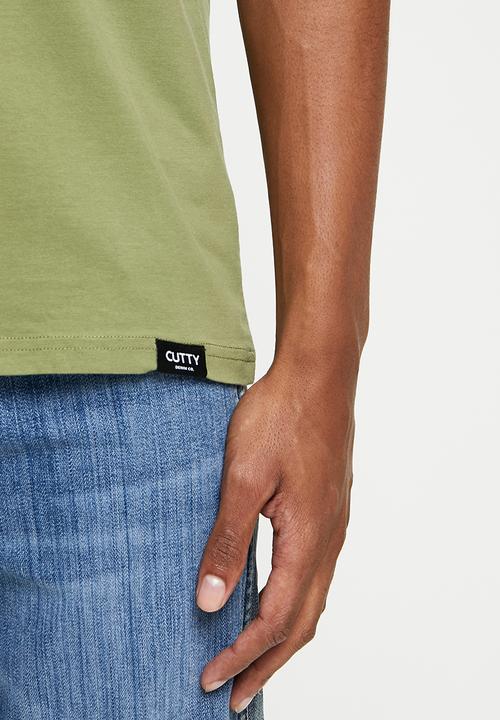 Cutty - Ebony fashion pocket t-shirt - fatigue
