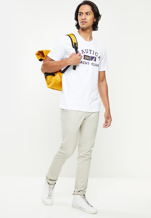 Nautica - Yacht club short sleeve tee - white