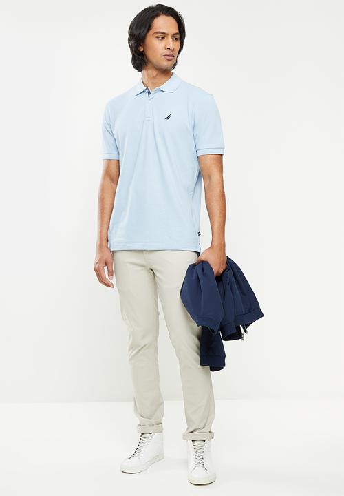 Nautica - Classic short sleeve polo - noon blue