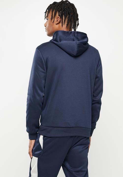 Cutty - Tucker chest block hooded sweater - navy 