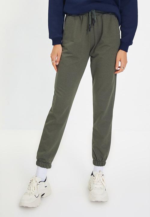 Trendyol - Basic jogger - green