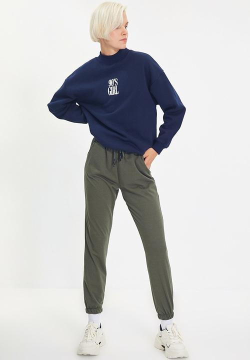 Trendyol - Basic jogger - green