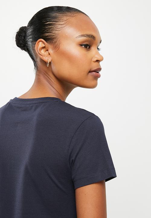 POLO - Wmn kelly short sleeve v-neck stretch t-shirt - navy