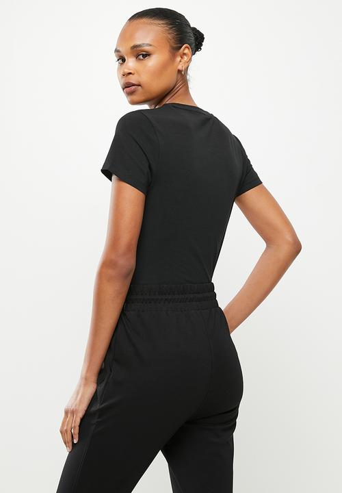 POLO - Wmn allie short sleeve sml pony stretch t-shirt - black