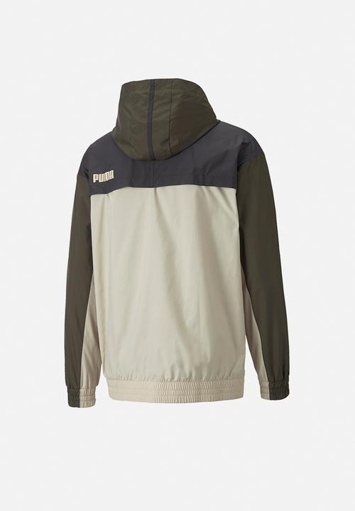 PUMA - ESSENTIALS+ CB MEN'S WINDBREAKER  - utty