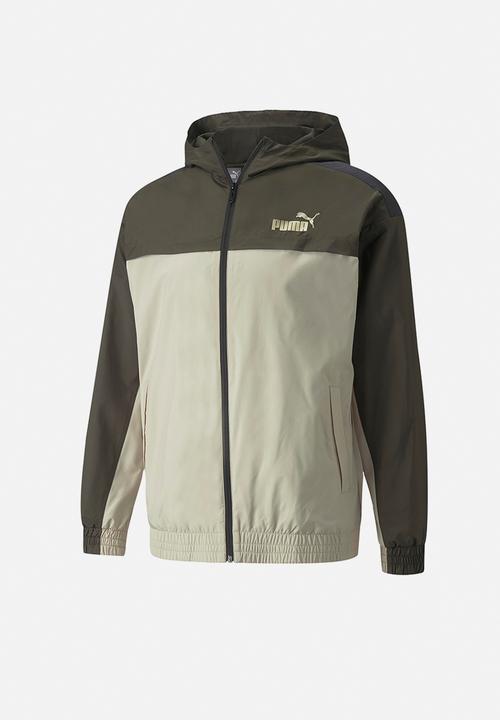 PUMA - ESSENTIALS+ CB MEN'S WINDBREAKER  - utty