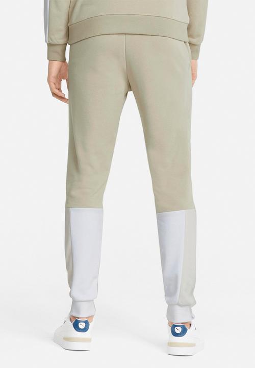 PUMA - Ess+ Block Sweatpants Tr - Puma White