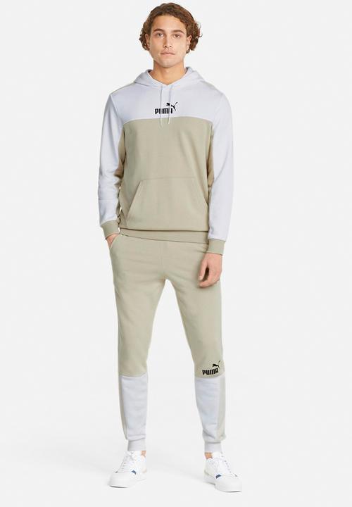 PUMA - Ess+ Block Sweatpants Tr - Puma White