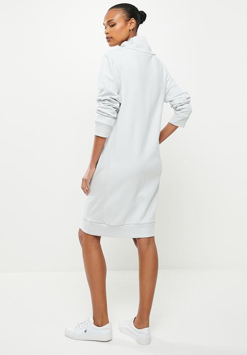 POLO - Wmn long sleeve sweater dress - grey
