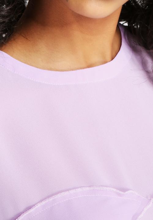 Neon Rose - Babyloc Panel Detailed Tee