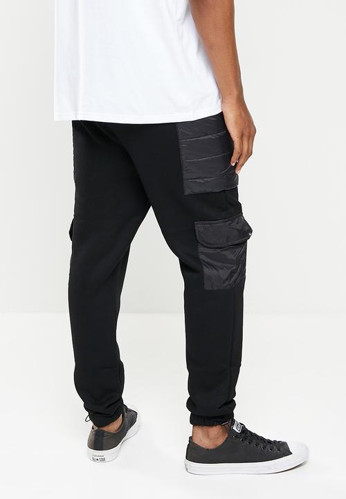 Cutty - Mens regular fit track pant - dark taupe