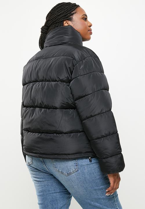 Glamorous - Plus puffer jacket - black
