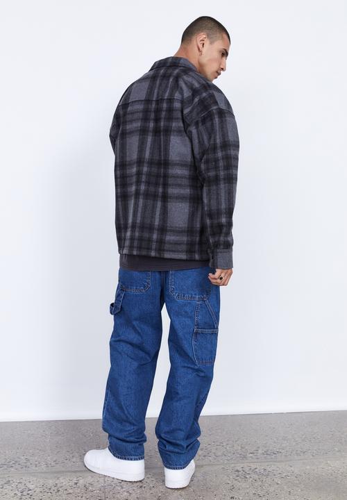 Factorie - Shacket - black & grey 
