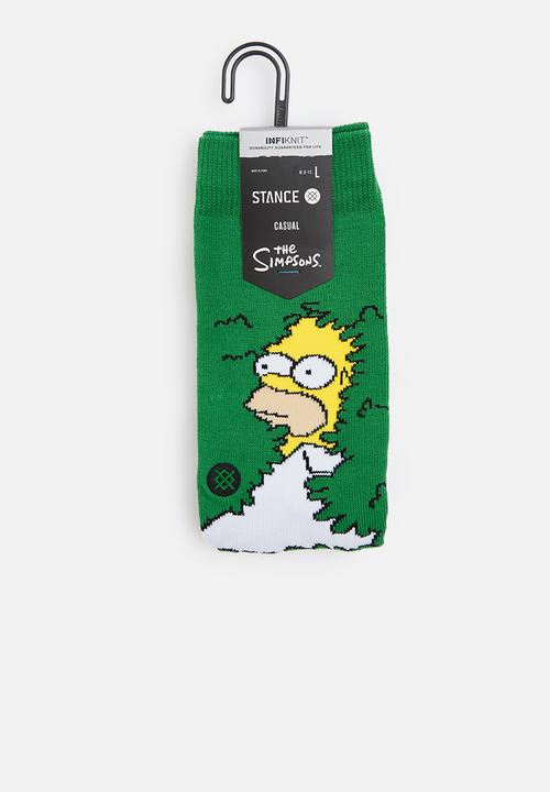 Stance Socks - Homer simpson socks - green