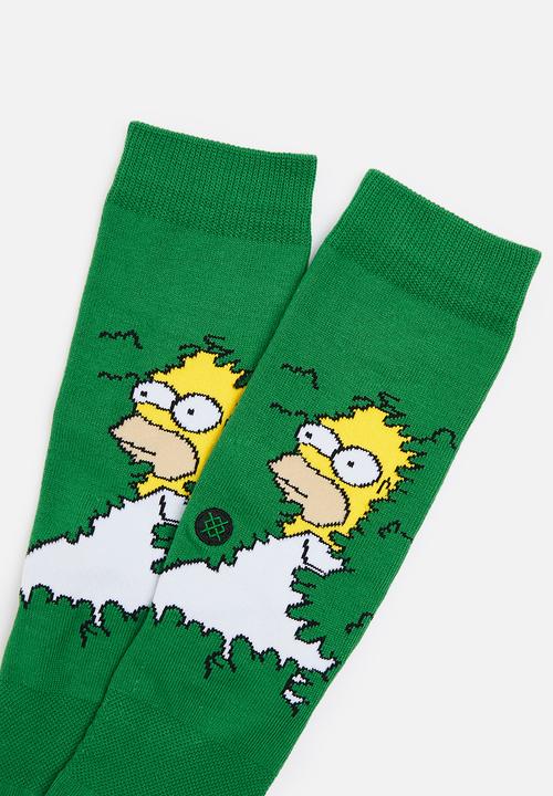Stance Socks - Homer simpson socks - green