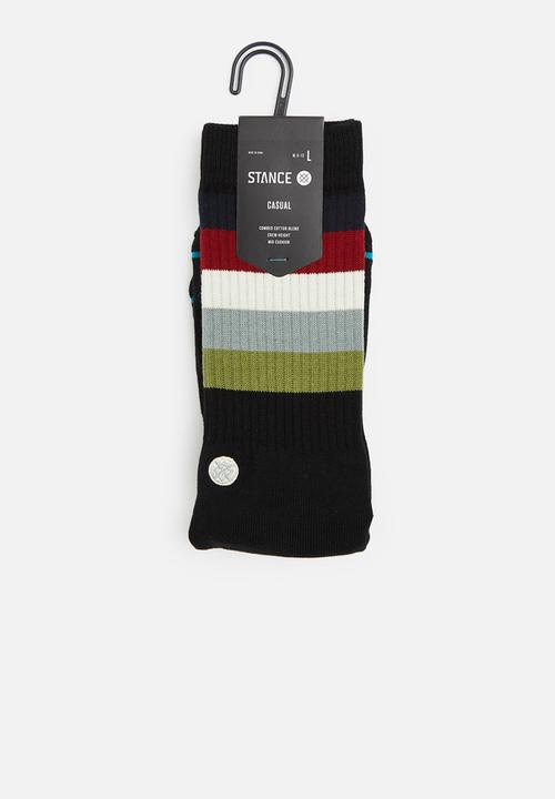 Stance Socks - Maliboo socks - black fade