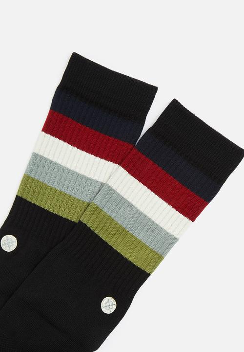 Stance Socks - Maliboo socks - black fade