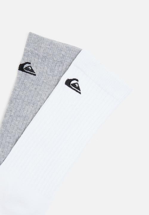 Quiksilver - Quiksilver 2pk crew a - white & grey 