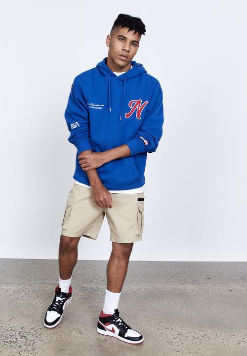 Factorie - Oversized nasa hoodie - lcn nas cobalt/nasa pitcher