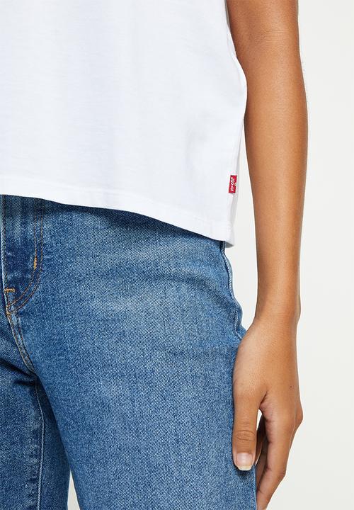 Levi’s® - Graphic varsity tee flower mv logo - white