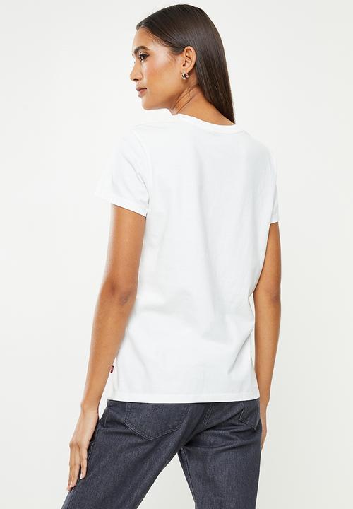Levi’s® - The perfect tee pearlescent outline sugar swizzle - white