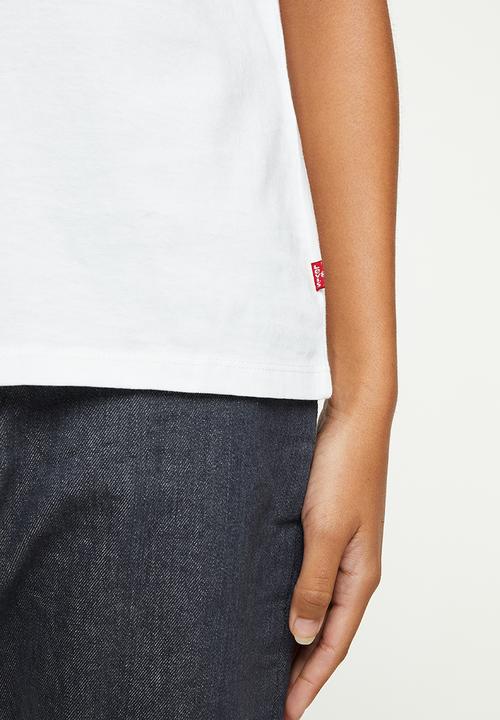 Levi’s® - The perfect tee pearlescent outline sugar swizzle - white