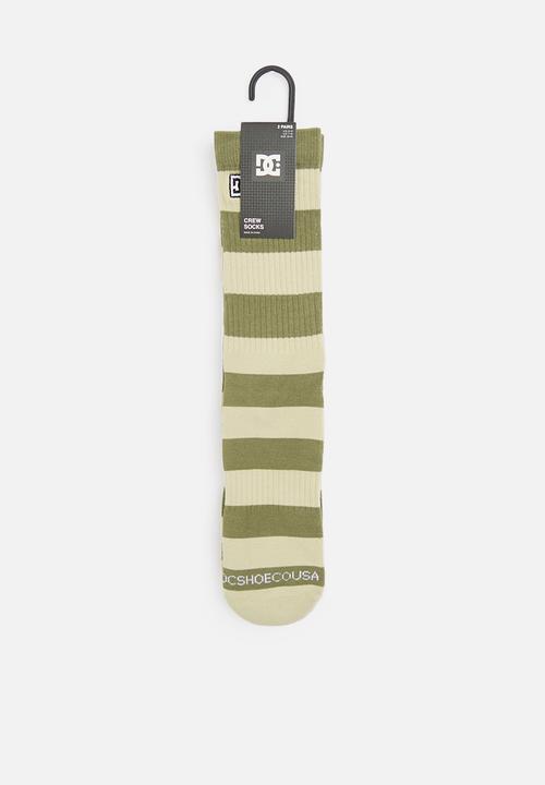 DC - Dc stripe crew 2 pack - multi 