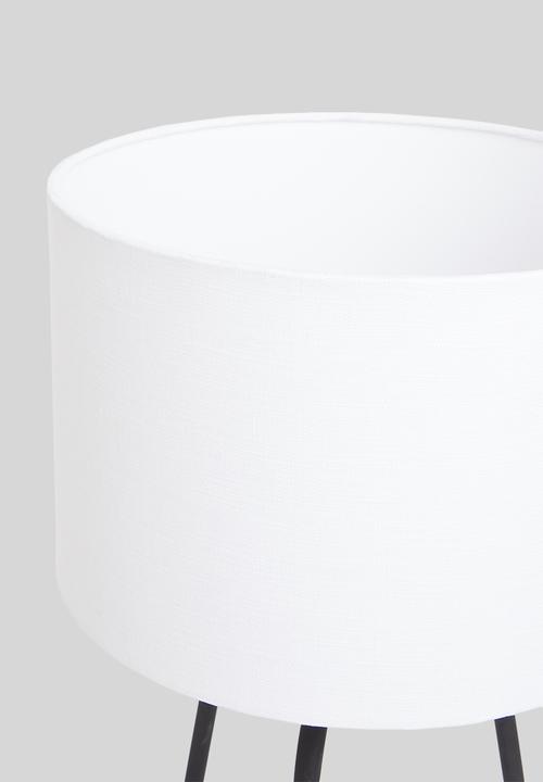 Sixth Floor - Logan table lamp - black & white