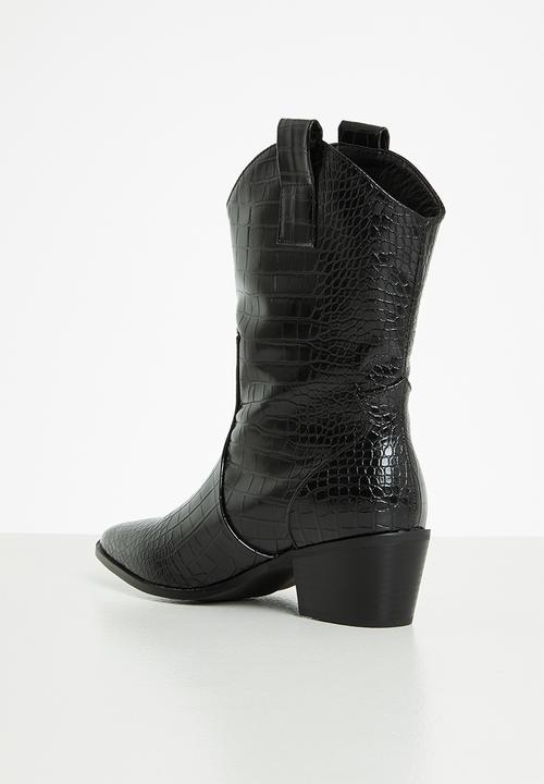 Superbalist - Penny cow boy boot - black