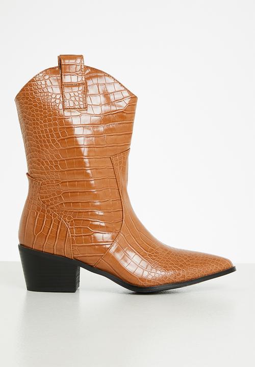 Superbalist - Penny cow boy boot - tan