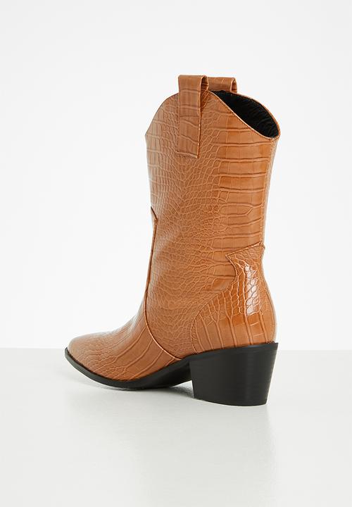 Superbalist - Penny cow boy boot - tan