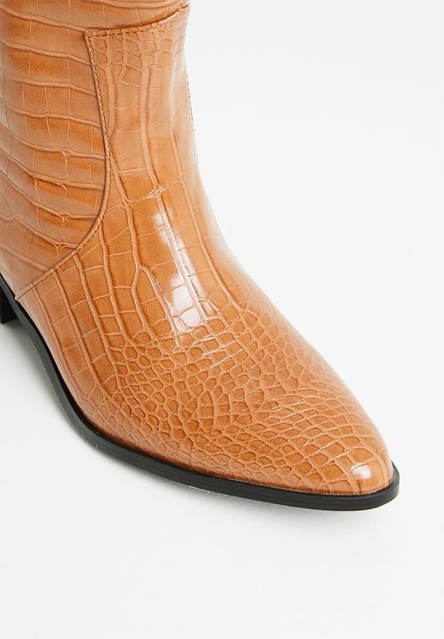 Superbalist - Penny cow boy boot - tan