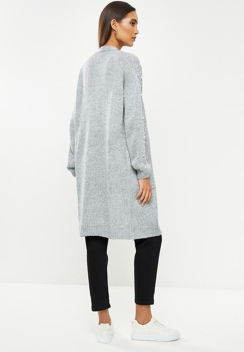 Stella Morgan - Knit longline cardigan - grey