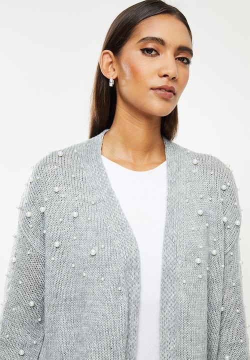 Stella Morgan - Knit longline cardigan - grey