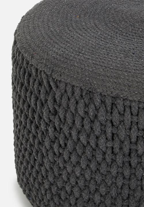 Sixth Floor - Knit ottoman - grey