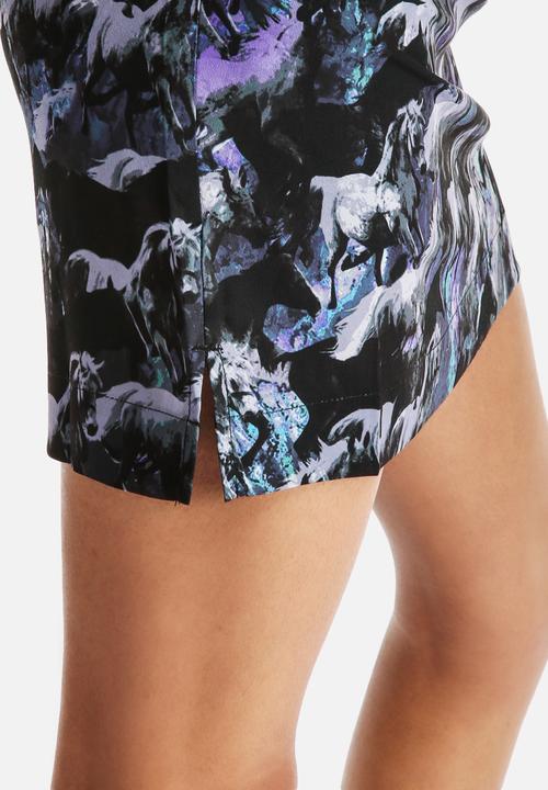 Neon Rose - Unicorn Mini Skirt