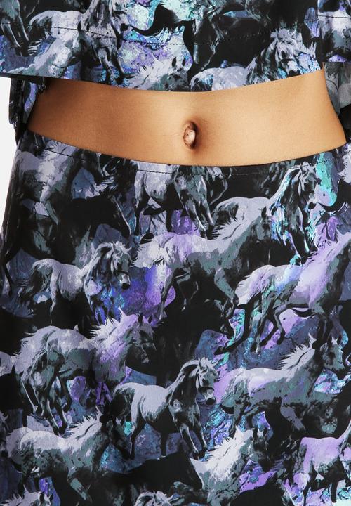 Neon Rose - Unicorn Mini Skirt