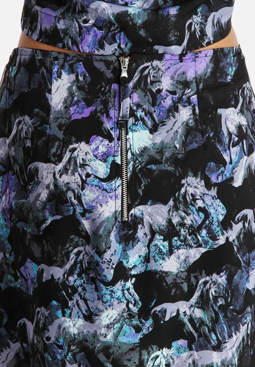 Neon Rose - Unicorn Mini Skirt